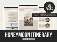 Honeymoon-Itnerary-Tablet PLR MRR Digital Products from Grit Ground