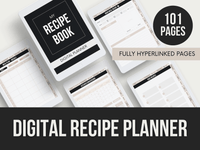 Digital-Recipe-Planner PLR MRR Digital Products from Grit Ground