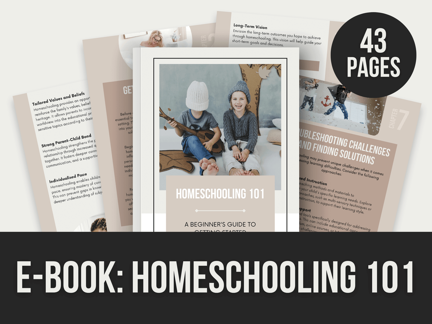 E-Book-Homeschooling-101 PLR MRR Digital Products from Grit Ground