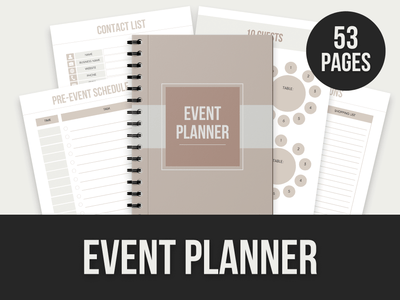 Event-Planner PLR MRR Digital Products from Grit Ground