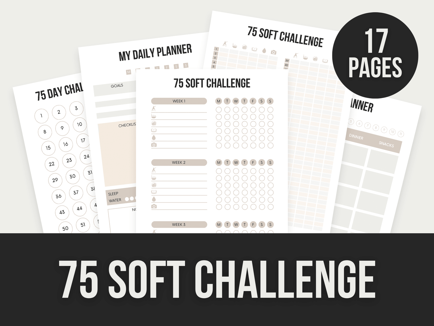 75-Soft-Challenge PLR MRR Digital Products from Grit Ground