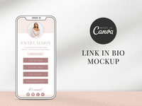 Instagram Link in Bio Canva Template PLR MRR Digital Products from Grit Ground