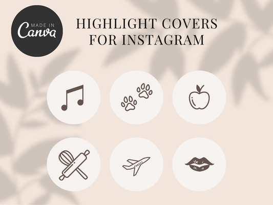 Instagram Highlight Covers Template PLR MRR Digital Products from Grit Ground