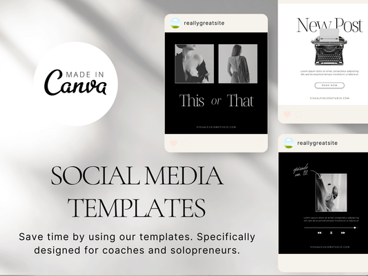 Instagram Post Canva Templates PLR MRR Digital Products from Grit Ground