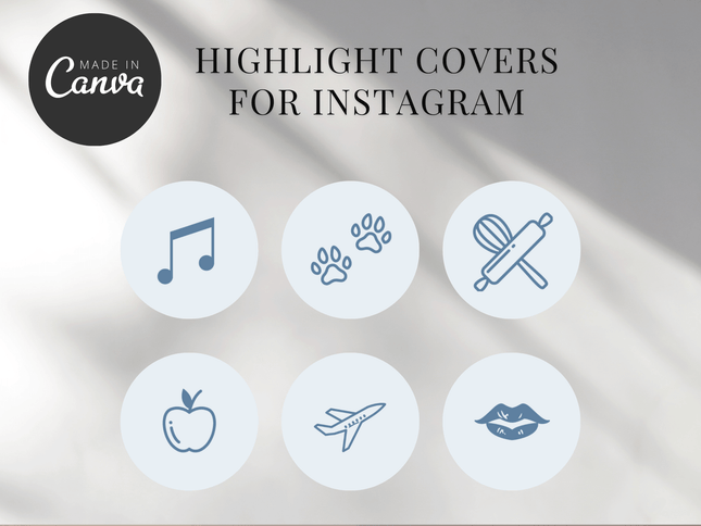 Instagram Highlight Covers Template PLR MRR Digital Products from Grit Ground