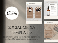 Instagram Esthetician Planner Templates PLR MRR Digital Products from Grit Ground