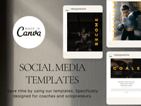 Workout Social Media Instagram Template PLR MRR Digital Products from Grit Ground