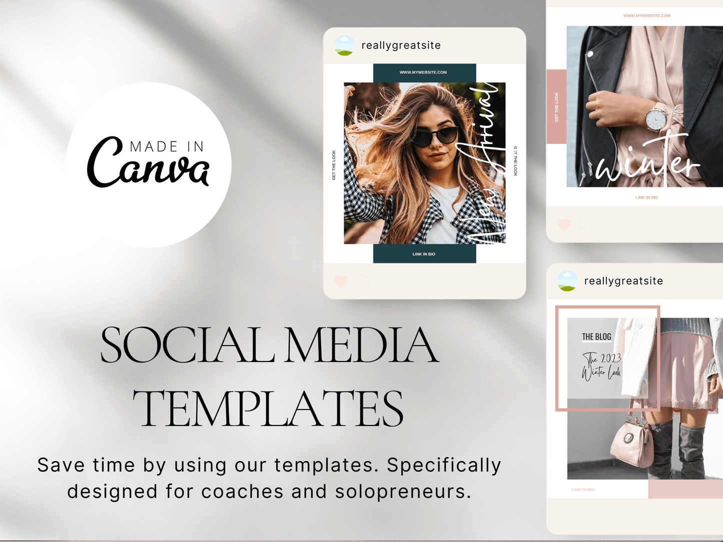 IG Stylish and Elegant Template PLR MRR Digital Products from Grit Ground