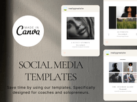 Canva Magnificence Social Media Instagram PLR MRR Digital Products from Grit Ground