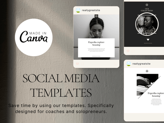 Instagram Aesthetic Canva Templates Pack PLR MRR Digital Products from Grit Ground