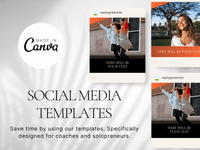 Business Instagram Canva Post Templates PLR MRR Digital Products from Grit Ground