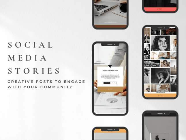 Social Media Template, Instagram Story PLR MRR Digital Products from Grit Ground