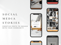 Social Media Template, Instagram Story PLR MRR Digital Products from Grit Ground