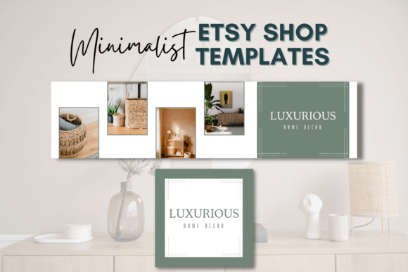 Minimalist Etsy Shop Templates PLR MRR Digital Products from Grit Ground