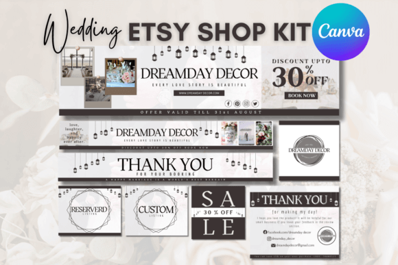 Wedding Etsy Shop Kit PLR MRR Digital Products from Grit Ground