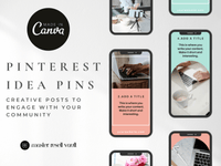 Pinterest Idea Pins PLR MRR Digital Products from Grit Ground