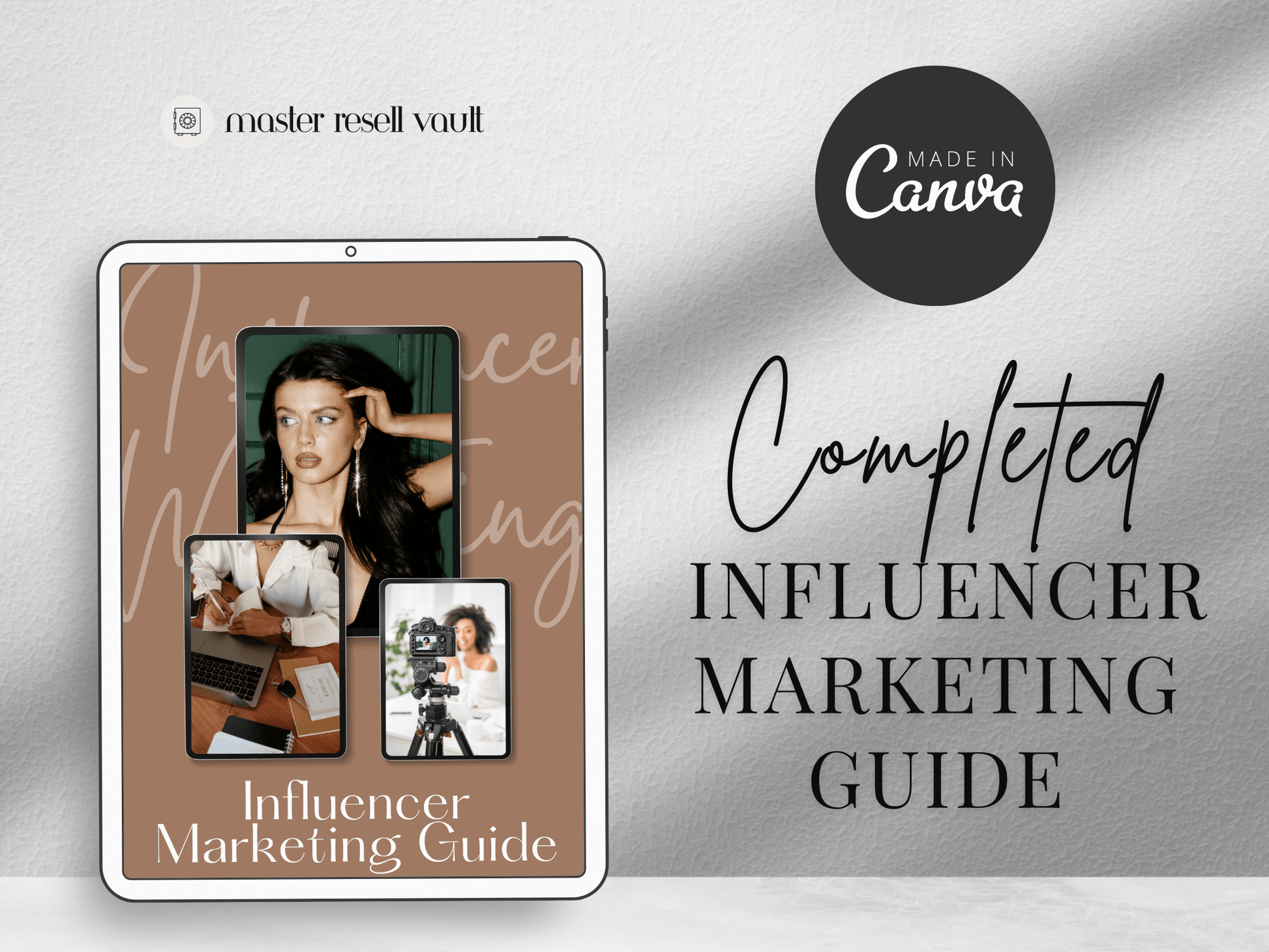 Influencer Marketing Guide PLR MRR Digital Products from Grit Ground