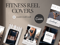 Fitness Reel Covers PLR MRR Digital Products from Grit Ground